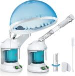 DENFANY 2 in 1 Hair & Facial Steamer Extendable 360° Arm for Home or Salon | Deep Hydration, Hair & Skin Refresh, Adjustable Mist Angle, 300ml Tank, Easy to Clean, Use Sitting or Lying Down - Image 2