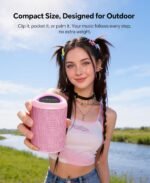 Portable Bluetooth Speaker Beach Essentials: Powerful Crystal Clear Sound/Dynamic Light/IPX5 Waterproof/All Day Playtime/Wireless BT 5.3/TWS Paring, Dad Gifts, Outdoor|Travel|Camping|Pool Accessories | Powerful HD Sound,Dynamic Light,All Day Playtime,Wireless BT 5.3,TWS Pairing,Travel|Camping|Pool Accessorie,School Supplies - Image 5