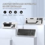 ZIYOU LANG KC04 Acrylic Transparent Keyboard Cover(17.4 * 6.5 * 1.89 Inch) | Dustproof,Waterproof,Anti-hit,Anti-cat,Clear Protective Case for Standard 98Key Mechanical Gaming Keyboard - Image 3