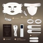 MEGELIN Led Red Light Therapy Face & Neck Mask, 7 Colors Led Light Therapy Facial Mask, Infrared Red Light Therapy Mask, Infrared Light Skin Rejuvenation(White) | 7 Colors Led Light Therapy Facial Mask, Infrared Red Light Therapy Mask, Infrared Light Skin Rejuvenation(White) - Image 8