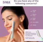 SPA SCIENCES - SIMA Patented Dermaplane Razor for Women Face | Painless 2-in-1 Facial Exfoliation & Peach Fuzz Hair Removal, Anti-Aging, 3 Speeds, Rechargeable, 19 Weeks Treatment - Image 4