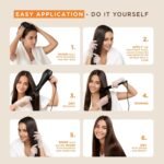 KATIVA Brazilian Keratin Treatment Kit at home Formaldehyde Free Hair Straightening with Hyaluronic Acid, Up to 12 Weeks Frizz Control for Curly, Wavy, Frizzy Hair (Straightening Kit) - Image 9