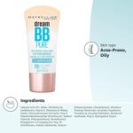 Maybelline Dream Pure Skin Clearing BB Cream, 8-in-1 Skin Perfecting Beauty Balm With 2% Salicylic Acid, Sheer Tint Coverage, Oil-Free, Light/Medium, 1 Count - Image 11