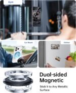 SYNCWIRE Magnetic Phone Ring Holder, for MagSafe Phone Grip Stand Kickstand | 360° Rotation, Double-Sided Magnet, Cell Phone Grip Finger Holder, for iPhone 17 16 15 14 13 12 Pro Max, MagSafe Accessories - Image 6