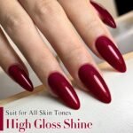 Double Rhythm 15ML Gel Nail Polish Pure Sheer Same Color Same Bottle Soak Off Gel Polish Art Manicure Salon DIY at Home for Women (Burgundy-A1129) - Image 8