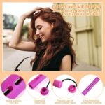 68 Pcs Hair Perm Rods Set - 6 Sizes Plastic Cold Wave Rods with Rat Tail Combs Hair Styling Clips, Perming Rods for Long Short Natural Hair Hairdressing Tools - Image 4