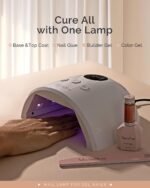 MelodySusie UV Nail Lamp P-Plus30F for Fast Curing Gel Nail Polish | 36W,3 Timer Settings,Smart Sensor,LCD Display,99s Low-Heat Mode,30 UV/LED Beads,Jelly Gel,Base Top Coat,for Beginners at Home - Image 3
