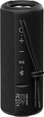 MIATONE Boombox Outdoor Portable Bluetooth Speaker Waterproof Wireless Speakers - Black - Image 2