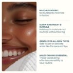 Cliganic Clean Face Towels XL, Disposable, Ultra-Absorbent, Hypoallergenic & Soft - Makeup Remover Dry Wipes, Pamper Your Face, Feel Fresh & Radiant, Hygienic Towelettes, for All Skin Types (50 Ct) - Image 5
