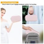 Elonbo Carrying Case for Portable Handheld Inhaler Nebulizer Machine, Pink | Asthma Inhaler Case, Handheld Mesh Atomizer Machine Hard Travel Bag, Mist Humidifier/ Moisturizer Sprayer Holder. (Case Only) - Image 7