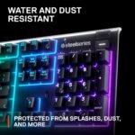 SteelSeries Apex 3 RGB Gaming Keyboard – 10-Zone RGB Illumination – IP32 Water Resistant – Premium Magnetic Wrist Rest (Whisper Quiet Gaming Switch) - Image 6