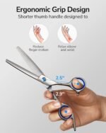 Hair Thinning Scissors ULG Professional Barber’s Texturizing Teeth Shears for Hairdressing, Salon and Home Use Thinning Shears for Hair Cutting, Made of Japanese Stainless Steel, 6.5 inch - Image 4