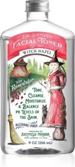 Dr. Saymans Alcohol-Free Facial Toner with Witch Hazel, Rosewater & Rice Protein, Removes Impurities & Hydrates Your Face, 9 oz - Image 2