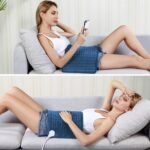 Electric Heating pad with 6 Heat Settings, Auto Shut Off, Dry Electric Heating for Back Neck Knee Arms Legs Shoulder Heat Pads for Christmas Birthday Father's Day Mother's Day (24"X12", Dark Blue) - Image 7