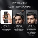 Goiple 3PCS Hair Styling Powder 1.05oz Natural Look Styling for Men Volumizing & Texturizing Powder Flexible Hold Easy to Apply Texture with No Oil/Greasy/Residue - Image 7