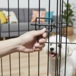 Dog Playpen - Foldable Metal Exercise Puppy Play Pen with 8 24x30in Panels - Indoor/Outdoor Pen with Door for Dogs, Cats or Small Animals by PETMAKER | Indoor/Outdoor Portable Pet Play Fence with 8 Durable Panels and Secure Door for Dogs, Puppies, Cats, and Small Animals - Image 10
