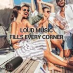 SOWO Wireless Bluetooth Speaker, Portable and Loud with Built-in Subwoofer | Extra Bass, Stereo Sound, IP67 Waterproof and Dustproof, Colorful Lights for Party, Outdoor, Camping - Black - Image 6