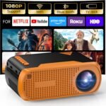 Mini Video Projector with WiFi Bluetooth, Native 1080P Portable Movie Projector, Compatible with SmartPhone, TV Stick, PS5, Laptop HDMI USB for Home Theater Indoor Outdoor Movies - Image 10