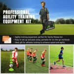 Agility Ladder, Agility Speed Training Equipment Set, 20ft Speed Ladder | 4 Hurdles, 12 Soccer Cones, Jump Rope, Running Parachute, Soccer Football Basketball Training Equipment Accessories - Image 9