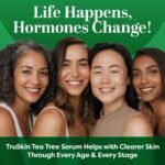 TruSkin Tea Tree Acne Serum with Salicylic Acid & Retinol, 1 fl oz | Helps to clarify acne-prone skin, refine the look of pores & complexion with Tea Tree, Niacinamide, and Vitamin C - Image 7