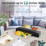 MAXDONE Laminator Machine 11x17-4-in-1 Thermal Cold Laminator 13 Inch | Laminating Machine with Sheets, Paper Trimmer & Corner Rounder, Fast Warm-up for Laminator A3/A4/A5, Home Office School - Image 7