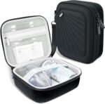 Carrying Case for Portable Handheld Inhaler Nebulizer Asthma Inhaler Black | Compact Medical Holder Travel Case for Portable Inhaler Nebulizer or Asthma Inhaler for Adults and Kids (Case Only) - Image 2
