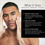 Brickell Men's Renewing Face Scrub for Men, Deep Exfoliating Facial Scrub Formulated with Pumice, Caffeine and Jojoba Beads, 4 Ounce, Scented - Image 4