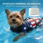 Doglay Dog Life Jacket, Dog Life Vest for Swimming Boating, Adjustable Puppy Life Jacket with Reflective Stripes, Superior Buoyancy Pet Swimming Vest for Small Medium and Large Dogs - Image 4