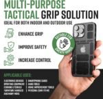 Dragon Grips 13pc Rubber Grip Tape, Non-Slip Adhesive Phone Grip Stickers | Rubberized grip tape for phone cases, mouse grip tape, gaming controllers, laptops, guns, and tools for traction and control - Image 3