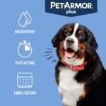 PetArmor Plus Flea & Tick Topical Dogs 89-132 lbs, 3-Month | Ideal for X-Large Dogs 89-132 lbs; Kills Fleas, Eggs, Larvae, Ticks & Lice; 3-month supply; Waterproof Nose-to-Tail - Image 8