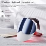 Red Light Therapy for Face,FDA Cleared LED Face Mask,Sapphire Blue | Truly Wireless,396 Gold-Wire LEDs,7 Light Modes,20+ Sessions/Charge,Full-Face Coverage,Travel-Friendly,3-Year Warranty - Image 6