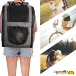 Apollo Walker Cat Carrier Backpack for Small Dogs and Cats Up to 18 lb | Side Pockets, Four-Sided Breathable Mesh, Stability Package, Removable Pad,3D back panel,Thickened shoulder straps - Image 9
