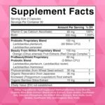 MARYRUTH'S Probiotic Beauty Capsules, Gut Health, Vegan Collagen Support | Red Orange Complex & Ceramosides, Vegan Collagen Support, Anti Aging, Gut Health, Hair Skin and Nails Vitamins - Image 3