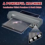 SINCHI 13" Commercial Laminator | 3–10 Mil, 4-Roller, 48s Warm-Up, 17s/Sheet, Heavy Duty No-Jam Design, Works with Cardstock & Dark Prints, Includes 10 Sheets, Ideal for Office, School & Business - Image 4