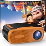 Mini Video Projector with WiFi Bluetooth, Native 1080P Portable Movie Projector, Compatible with SmartPhone, TV Stick, PS5, Laptop HDMI USB for Home Theater Indoor Outdoor Movies - Image 2