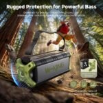 Portable Speakers Bluetooth Wireless, 90W Max Loud Outdoor Speaker with Deep Bass, IPX6 Waterproof, Floatable, Custom EQ, 40H, Dual Pairing, Subwoofer *2, TF, Large Speaker for Beach/Garage/Jobsite - Image 6