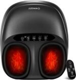 KNQZE Shiatsu Foot Massager with Heat for Plantar Fasciitis, FSA Eligible | Deep Kneading Shiatsu Massage, Multiple Heat & Compression Levels, Remote Control, Fits Men's Size 13, Gift for Women Men Mom - Image 2