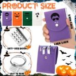 24 Set Halloween Manicure Set, Mini Nail Clipper for Treats Gifts | Halloween Party Favors, 3 Pcs Tools Each, PU Cases, Ghost Vampire Pumpkin Designs, Suitable for Goodie Bags and Gatherings - Image 3