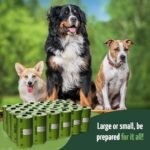 Reli. Biodegradable Dog Poop Bags w/Holder (1200 Count - 80 Rolls Bulk) | Leash Clip Dispenser | 9x13" Large Dog Bags for Poop | Green Eco-Friendly Oxobiodegradable Waste Disposal Refills (Unscented) - Image 6