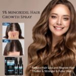 5% Minoxidil for Men Beard and Hair, Minoxidil for Women Hair Growth Spray with Biotin & Castor Oil, Strengthens Weak Roots, Repairs Thinning Hair Spray (60ml, 2PCS-Spray) - Image 5