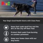 PawZ Rubber Dog Boots for Large Paws - All-Weather Waterproof Dog Shoes, Anti-Slip Traction for Rain, Snow, Mud & Hot Pavement - Pull-On Dog Booties, Black - Large (3"- 4") - Pack of 12 - Image 6