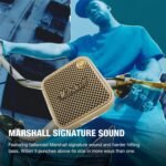 Marshall Willen II Portable Bluetooth Speaker - Rugged Waterproof/Dust-Proof Design | Loud Stereo Sound, Deep Bass | Compact and Wireless for Travel and Outdoors - Cream - Image 3