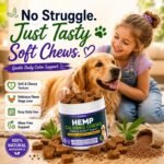 Hemp Calming Chews for Dogs, Advanced Dog Calming Chews | Anxiety Relief Supplement Treats with Melatonin L-Theanine - Sleep Aid for Separation, Barking, Stress, Hyperactivity - Image 7