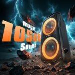 W-KING Party Bluetooth Speaker Boom Box, 180W Max Big Large Speaker | 105dB Loudest Wireless Outdoor Portable Speaker 4 Drivers with 2*4.04'' Subwoofer, 80W HD Huge Deep Bass, IPX5/24H/EQ/USB/TF - Image 4