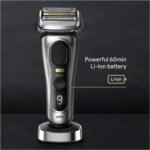 Braun Series 9 PRO+ Electric Razor for Men, 5 Pro Shave Elements & Precision Long Hair Trimmer, 6in1 SmartCare Center, Wet & Dry Electric Shaver for Smooth Skin with 60min Battery Runtime, 9517s - Image 5