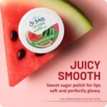 St. Ives Watermelon Lip Scrub, Sugar Exfoliator with 100% Natural Ingredients, Helps Smooth Away Dullness, 0.5 oz Jar - Image 3