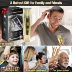 Handsomeface Hair Clippers for Men, Cordless Beard Trimmer Grooming Kit, LED Display Electric Hair Trimmer, Low Noise Barber Haircut Tools for Self Hair Cutting & Facial Shaving - Image 8