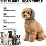 Dog Ear Muffs, No Flap Ear Wraps for Dogs Hematoma - Waterproof Elastic Ear Cover with Calming Hoodie - Image 3