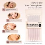 Kitsch Dermaplane Razor for Women Face – Blush, 12 pcs | Face Razors for Women & Men, Eyebrow Razor & Face Shaver – Exfoliating Facial Razor & Dermaplaner as Tool for Smoother Skin - Image 8