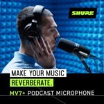 Shure MV7+ USB-C & XLR Podcast Dynamic Microphone - Black | USB-C and XLR dynamic mic with LED touch panel, auto level and pop filter for podcasting, streaming and recording - Image 5